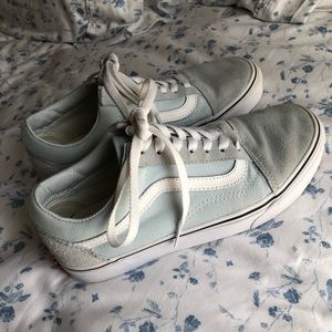 baby blue old skool vans